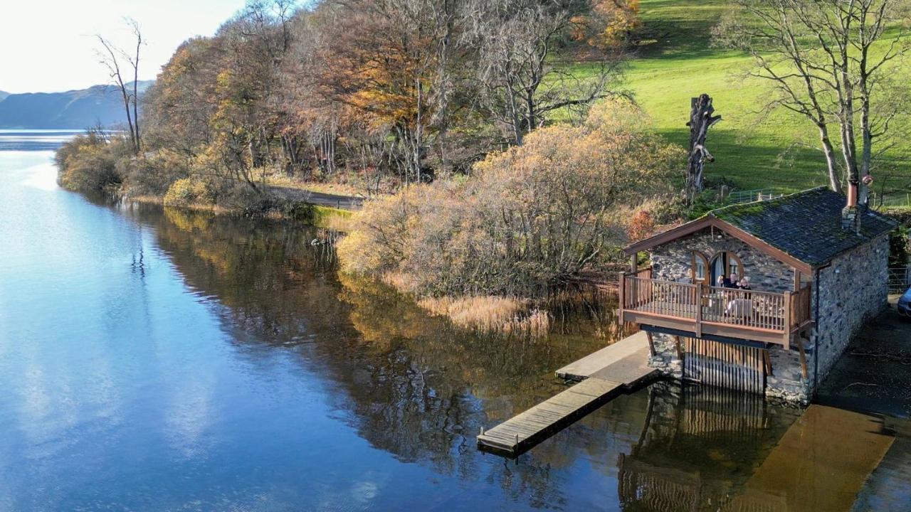 Duke Of Portland Boathouse On The Shore Of Lake Ullswater Ideal For A Romantic Break Pooley Bridge Exterior photo